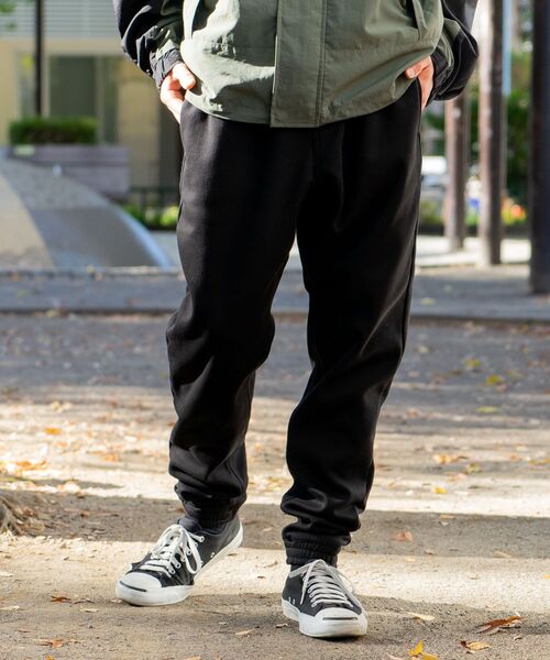 JEANS MATE（ジーンズメイト）の「【スペースグラム】蓄熱裏フリース 　暖かジョガーパンツ 　冬服　 暖パン（その他パンツ・メンズ・ブルー/ブラック/インディゴブルー・MEDIUM/X-LARGE/LARGE）」の10枚目の写真