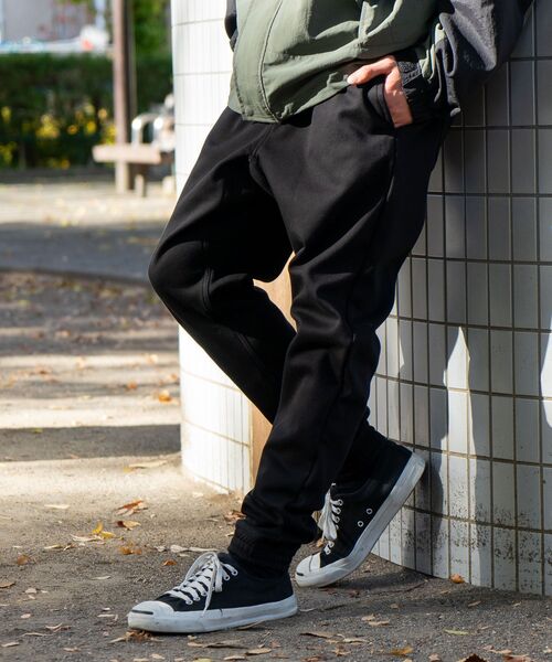 JEANS MATE（ジーンズメイト）の「【スペースグラム】蓄熱裏フリース 　暖かジョガーパンツ 　冬服　 暖パン（その他パンツ・メンズ・ブルー/ブラック/インディゴブルー・MEDIUM/X-LARGE/LARGE）」の16枚目の写真