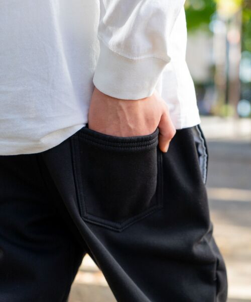 JEANS MATE（ジーンズメイト）の「【スペースグラム】蓄熱裏フリース 　暖かジョガーパンツ 　冬服　 暖パン（その他パンツ・メンズ・ブルー/ブラック/インディゴブルー・MEDIUM/X-LARGE/LARGE）」の20枚目の写真