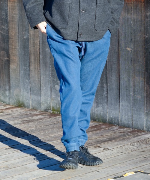 JEANS MATE（ジーンズメイト）の「【スペースグラム】蓄熱裏フリース 　暖かジョガーパンツ 　冬服　 暖パン（その他パンツ・メンズ・ブルー/ブラック/インディゴブルー・MEDIUM/X-LARGE/LARGE）」の3枚目の写真