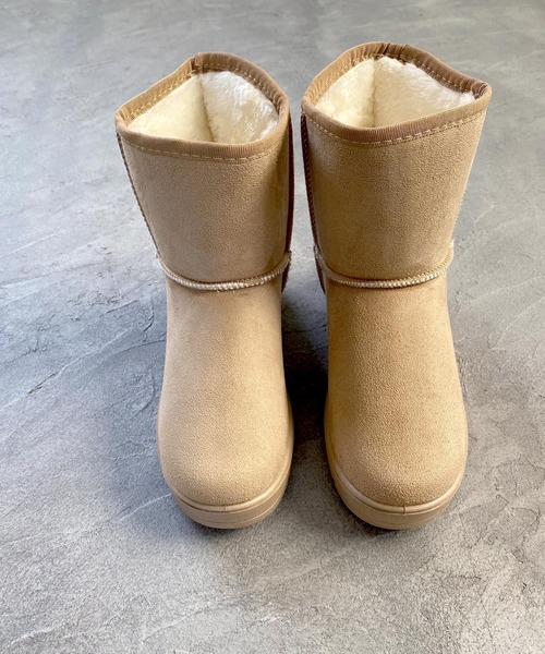 SOROTTO（ソロット）の「厚底ムートンブーツ（ブーツ・レディース・ダークブラウン/ベージュ/ブラック・L/S/M/LL）」の8枚目の写真