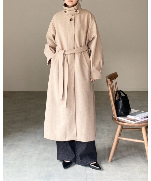 まちゃ ♡セオリー♡未使用に近い　トレンチコート　ステンカラー　ベルト まちゃ ♡セオリー♡未使用に近い トレンチコート ステンカラー ベルト