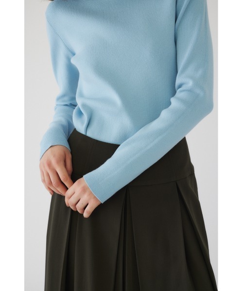 RIM.ARK（リムアーク）の「Washable basic knit（ニット/セーター・レディース・ライトブルー/グリーン/ブラック・38/36）」の21枚目の写真