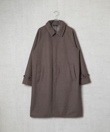 cuffne（カフネ）の「【cuffne(カフネ)】メルトンラグランスリーブロングステンカラーコート（ステンカラーコート）」