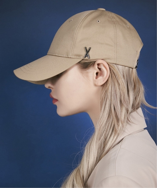 VARZAR(バザール)の「《追加2》【VARZAR/バザール】Stud logo over fit ball cap(キャップ・レディース・ベージュ/ネイビー/ブラック/ホワイト・FREE)」の3枚目の写真