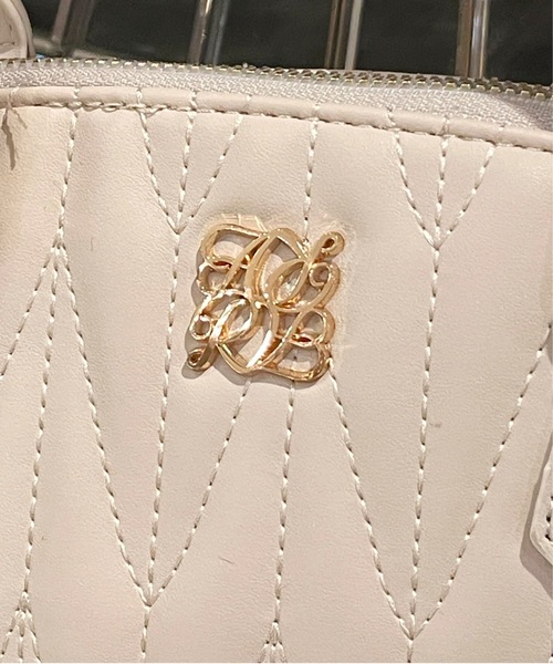 one wayザッカ（ワンウェイザッカ）の「キルティング２WAYボストン（ボストンバッグ・レディース・アイボリー/ピンク/ブラック/グレー・FREE）」の9枚目の写真