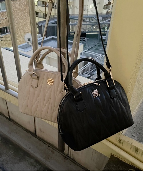 one wayザッカ（ワンウェイザッカ）の「キルティング２WAYボストン（ボストンバッグ・レディース・アイボリー/ピンク/ブラック/グレー・FREE）」の15枚目の写真