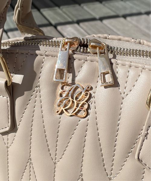 one wayザッカ（ワンウェイザッカ）の「キルティング２WAYボストン（ボストンバッグ・レディース・アイボリー/ピンク/ブラック/グレー・FREE）」の20枚目の写真