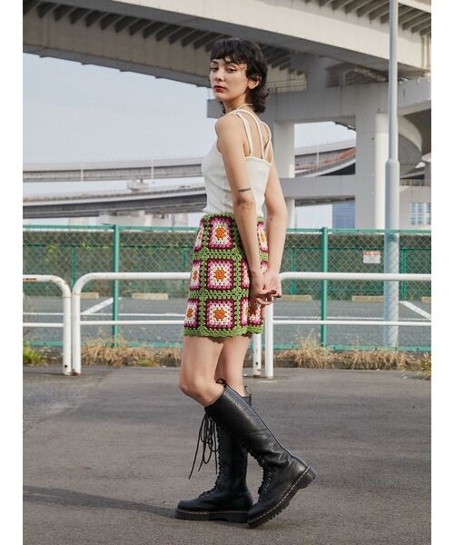 jouetie（ジュエティ）の「レイヤードキャミソール（キャミソール・レディース・ピンク/ブラック/オフホワイト/レッド/ネイビー・MEDIUM）」の19枚目の写真