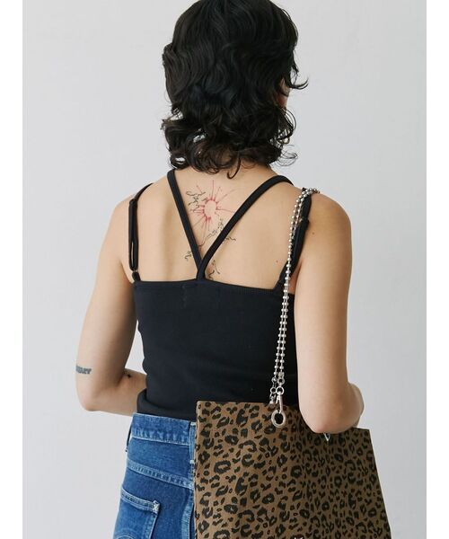 jouetie（ジュエティ）の「レイヤードキャミソール（キャミソール・レディース・ピンク/ブラック/オフホワイト/レッド/ネイビー・MEDIUM）」の22枚目の写真