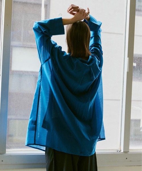 Utusiyo（ウツシヨ）の「sheer shirt 透（シャツ/ブラウス