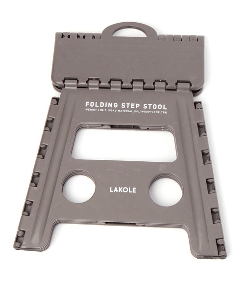 LAKOLE（ラコレ）の「ステップスツール(32cm) / 989346（インテリア雑貨・レディース・アイボリー/チャコール・FREE）」の10枚目の写真