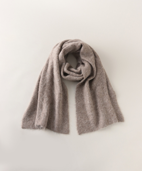 AP STUDIO（エーピーストゥディオ）の「【Soft Goat/ソフトゴート】stall（ストール/ショール・レディース・ベージュ・FREE）」の4枚目の写真