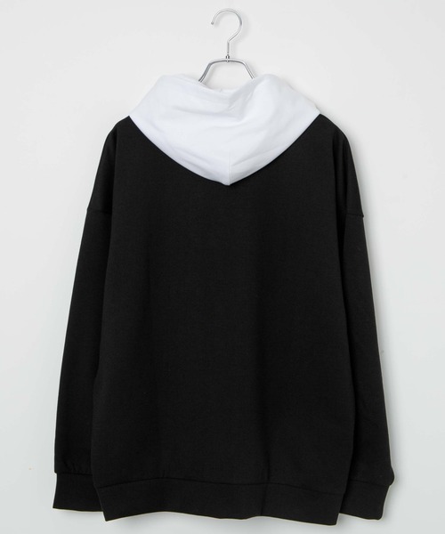 LUCY(ルーシー)の「LUCY/AIRFUNCTION刺繍プルパーカー(パーカー・メンズ・ブラック/ダークグレー/ホワイト・LARGE/MEDIUM)」の9枚目の写真