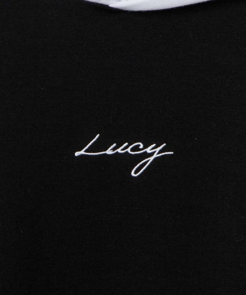 LUCY(ルーシー)の「LUCY/AIRFUNCTION刺繍プルパーカー(パーカー・メンズ・ブラック/ダークグレー/ホワイト・LARGE/MEDIUM)」の6枚目の写真