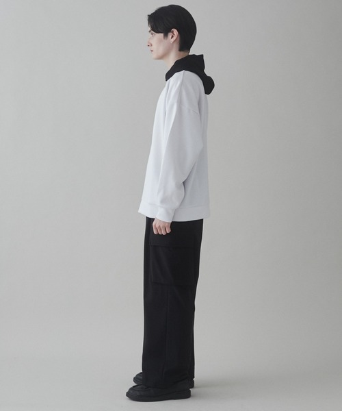 LUCY(ルーシー)の「LUCY/AIRFUNCTION刺繍プルパーカー(パーカー・メンズ・ブラック/ダークグレー/ホワイト・LARGE/MEDIUM)」の20枚目の写真