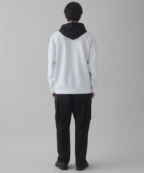 LUCY(ルーシー)の「LUCY/AIRFUNCTION刺繍プルパーカー(パーカー・メンズ・ブラック/ダークグレー/ホワイト・LARGE/MEDIUM)」の21枚目の写真