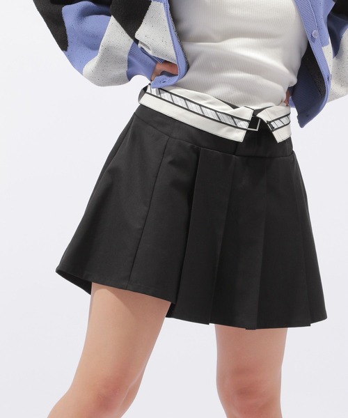 PAGEBOY（ページボーイ）の「ターンバックショートパンツ（その他パンツ・レディース・ブラック/グレー・FREE）」の3枚目の写真