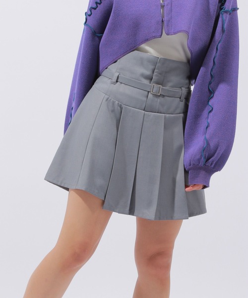 PAGEBOY（ページボーイ）の「ターンバックショートパンツ（その他パンツ・レディース・ブラック/グレー・FREE）」の6枚目の写真