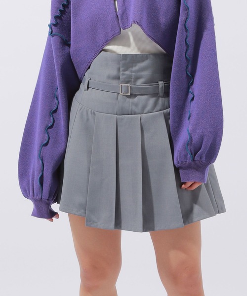 PAGEBOY（ページボーイ）の「ターンバックショートパンツ（その他パンツ・レディース・ブラック/グレー・FREE）」の7枚目の写真