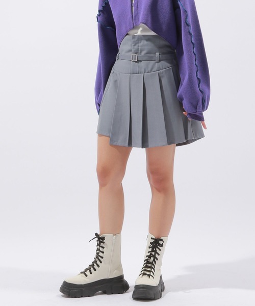 PAGEBOY（ページボーイ）の「ターンバックショートパンツ（その他パンツ・レディース・ブラック/グレー・FREE）」の9枚目の写真