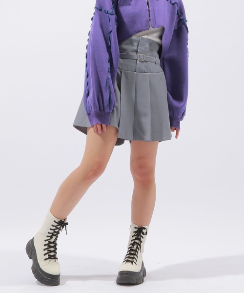 PAGEBOY（ページボーイ）の「ターンバックショートパンツ（その他パンツ・レディース・ブラック/グレー・FREE）」の10枚目の写真