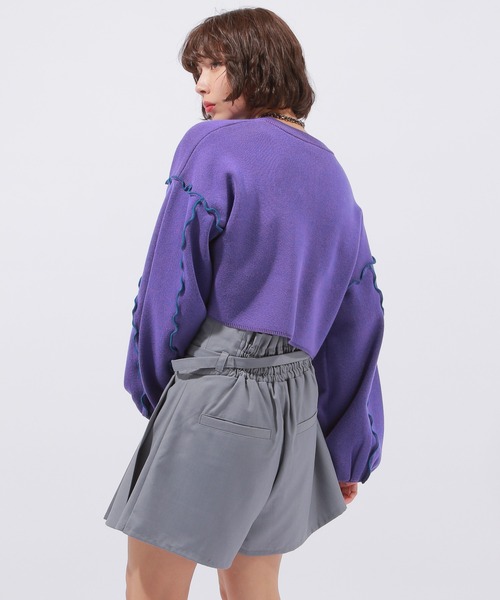 PAGEBOY（ページボーイ）の「ターンバックショートパンツ（その他パンツ・レディース・ブラック/グレー・FREE）」の14枚目の写真