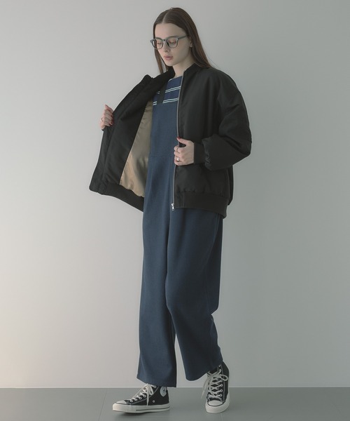 saloon（サルーン）の「SALOON(サルーン)/ワイドサロペット（サロペット/オーバーオール・レディース・ネイビー/アイボリー/ブラウン・FREE）」の22枚目の写真