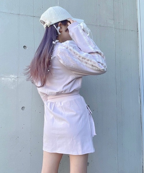 lilLilly（リルリリー）の「スウェットカーゴミニスカート（スカート
