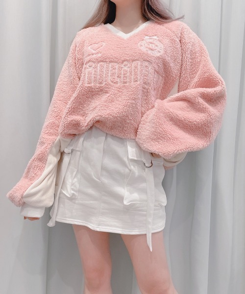 lilLilly（リルリリー）の「スウェットカーゴミニスカート（スカート