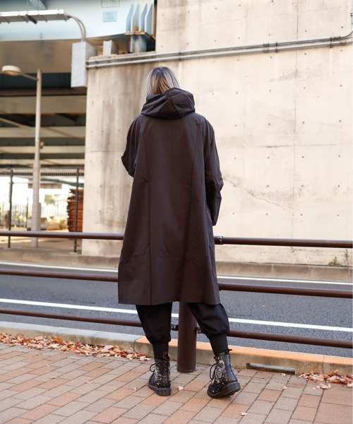 rovtski（ロフトスキー）の「BIGポケットフードコート（モッズコート・レディース・ブラック・FREE）」の6枚目の写真