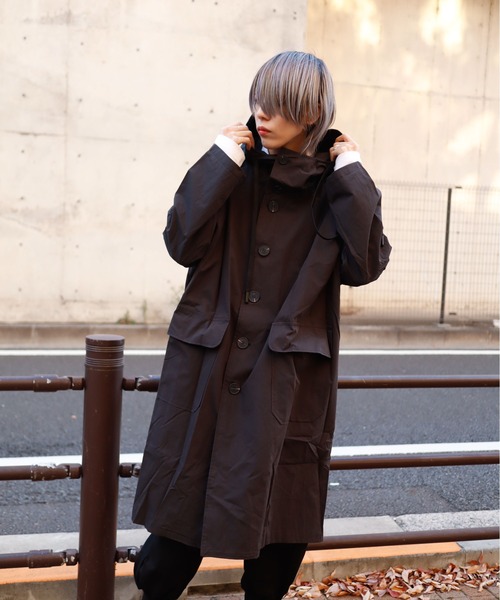 rovtski（ロフトスキー）の「BIGポケットフードコート（モッズコート・レディース・ブラック・FREE）」の10枚目の写真