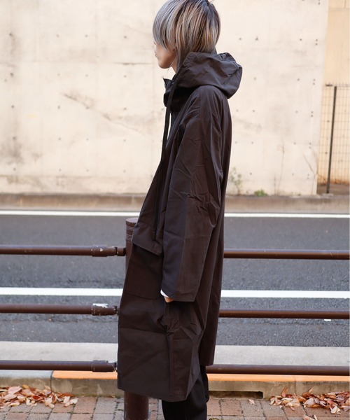 rovtski（ロフトスキー）の「BIGポケットフードコート（モッズコート・レディース・ブラック・FREE）」の13枚目の写真