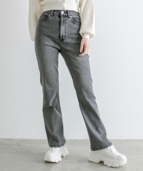 高い品質 OFF-WHITE オリーブグリーン デニム 28 レディースデニム パンツ