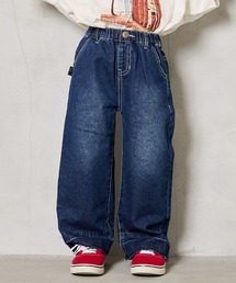 BIG FIELD | カットオフデニムバギーパンツ（90～150cm）(デニムパンツ)