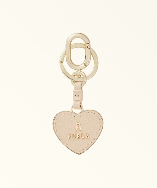 FURLA(フルラ)の「FURLA CAMELIA KEYRING HEART(キーホルダー・レディース・ベージュ・ONE SIZE)」の1枚目の写真