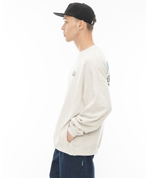 ELEMENT(エレメント)の「ELEMENT メンズ OUTDOOR CREW トレーナー/エレメントスウェットトレーナー(スウェット・メンズ・ブラック/アイボリー・LARGE/X-LARGE/MEDIUM)」の9枚目の写真