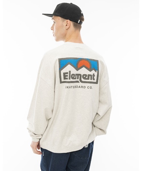 ELEMENT(エレメント)の「ELEMENT メンズ OUTDOOR CREW トレーナー/エレメントスウェットトレーナー(スウェット・メンズ・ブラック/アイボリー・LARGE/X-LARGE/MEDIUM)」の10枚目の写真
