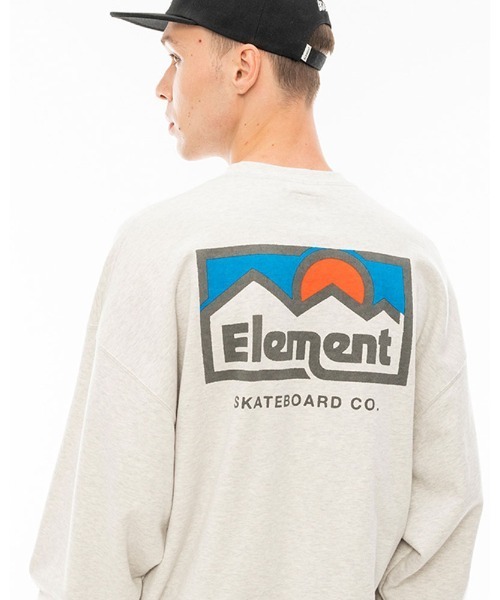 ELEMENT(エレメント)の「ELEMENT メンズ OUTDOOR CREW トレーナー/エレメントスウェットトレーナー(スウェット・メンズ・ブラック/アイボリー・LARGE/X-LARGE/MEDIUM)」の11枚目の写真