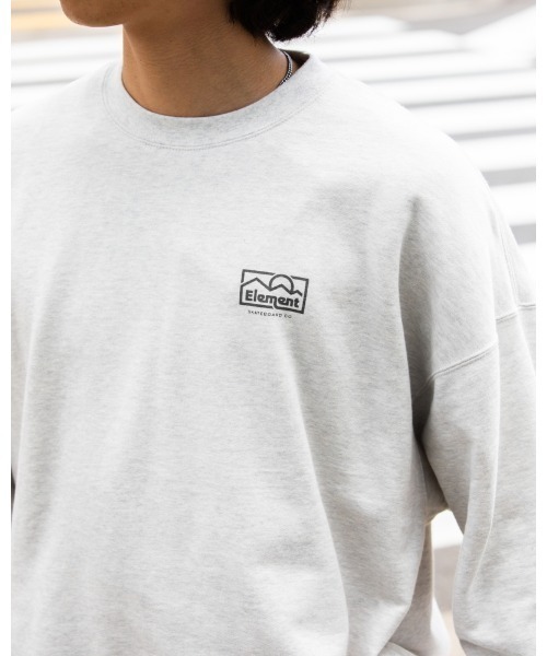 ELEMENT(エレメント)の「ELEMENT メンズ OUTDOOR CREW トレーナー/エレメントスウェットトレーナー(スウェット・メンズ・ブラック/アイボリー・LARGE/X-LARGE/MEDIUM)」の8枚目の写真