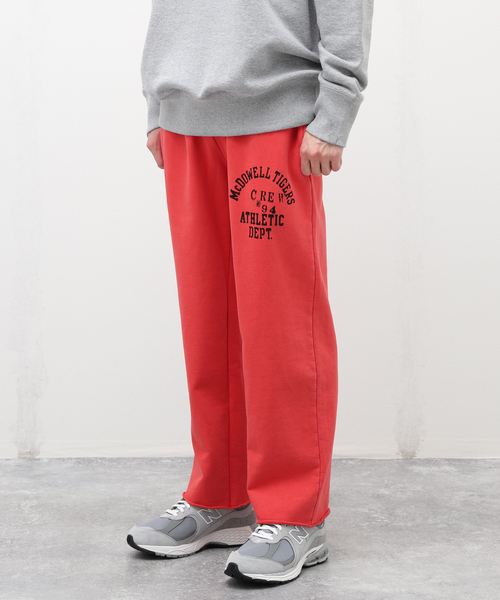 EDIFICE(エディフィス)の「【TEXTILE PAINT】スウェット パンツ(スウェットパンツ・メンズ・ブラック/グレー/ホワイト/レッド・MEDIUM/LARGE)」の4枚目の写真