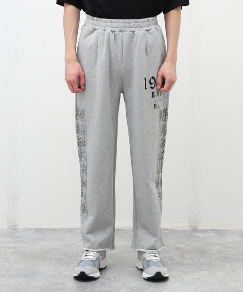 EDIFICE(エディフィス)の「【TEXTILE PAINT】スウェット パンツ(スウェットパンツ・メンズ・ブラック/グレー/ホワイト/レッド・MEDIUM/LARGE)」の6枚目の写真