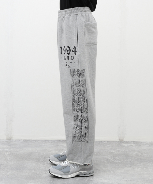 EDIFICE(エディフィス)の「【TEXTILE PAINT】スウェット パンツ(スウェットパンツ・メンズ・ブラック/グレー/ホワイト/レッド・MEDIUM/LARGE)」の7枚目の写真