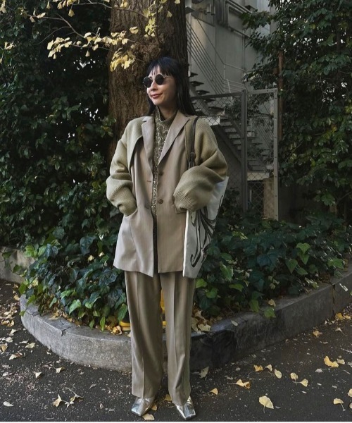 Ameri（アメリ）の「ASSORTMENT KNIT BOLERO WITH VEST