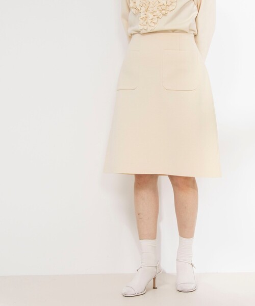NOLLEY’S(ノーリーズ)の「《セットアップ対応》《手洗い可能》ニットミニスカート(スカート・レディース・アイボリー/ブラック・1/2)」の10枚目の写真