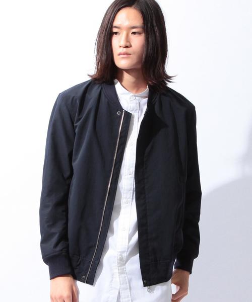 MONKEY TIME（モンキータイム）の「＜monkey time＞∴ PCH/WTHR RIB BLZN/ブルゾン◆（ブルゾン・メンズ・ブラック/ネイビー・X-LARGE/LARGE/MEDIUM/SMALL）」の2枚目の写真