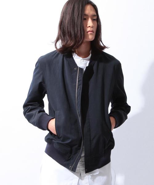 MONKEY TIME（モンキータイム）の「＜monkey time＞∴ PCH/WTHR RIB BLZN/ブルゾン◆（ブルゾン・メンズ・ブラック/ネイビー・X-LARGE/LARGE/MEDIUM/SMALL）」の4枚目の写真