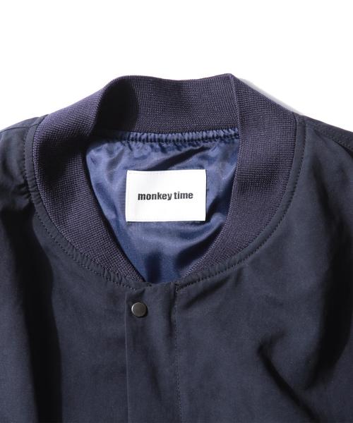 MONKEY TIME（モンキータイム）の「＜monkey time＞∴ PCH/WTHR RIB BLZN/ブルゾン◆（ブルゾン・メンズ・ブラック/ネイビー・X-LARGE/LARGE/MEDIUM/SMALL）」の9枚目の写真