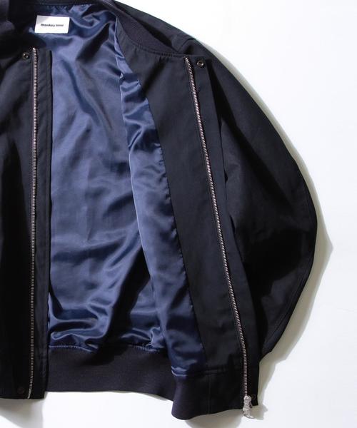 MONKEY TIME（モンキータイム）の「＜monkey time＞∴ PCH/WTHR RIB BLZN/ブルゾン◆（ブルゾン・メンズ・ブラック/ネイビー・X-LARGE/LARGE/MEDIUM/SMALL）」の11枚目の写真