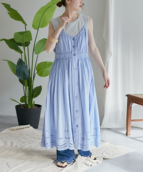 【india】カットワークレースキャミサロペット　Ciaopanic tipy CIAOPANIC TYPY（チャオパニックティピー）の「【india】カット